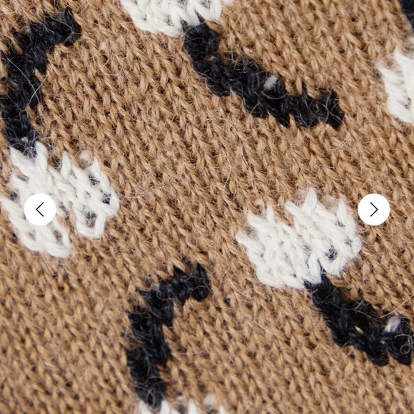 NWOT Batsheva Tulip intarsia alpaca cardigan - Picture 5 of 10